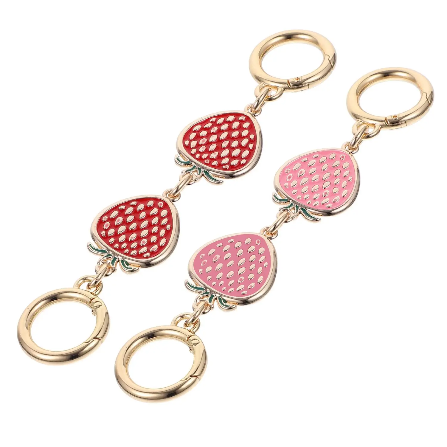 Red Strawberry Bag Extension Chain Suitable for Mahjong Underarm Bag Modification Replacement Portable Lengthened Chain