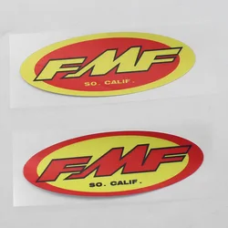 FMF So Calif Sticker Motorcycle Exhaust Pipe Decals Universal for Motorbikes Cars (12x5cm)