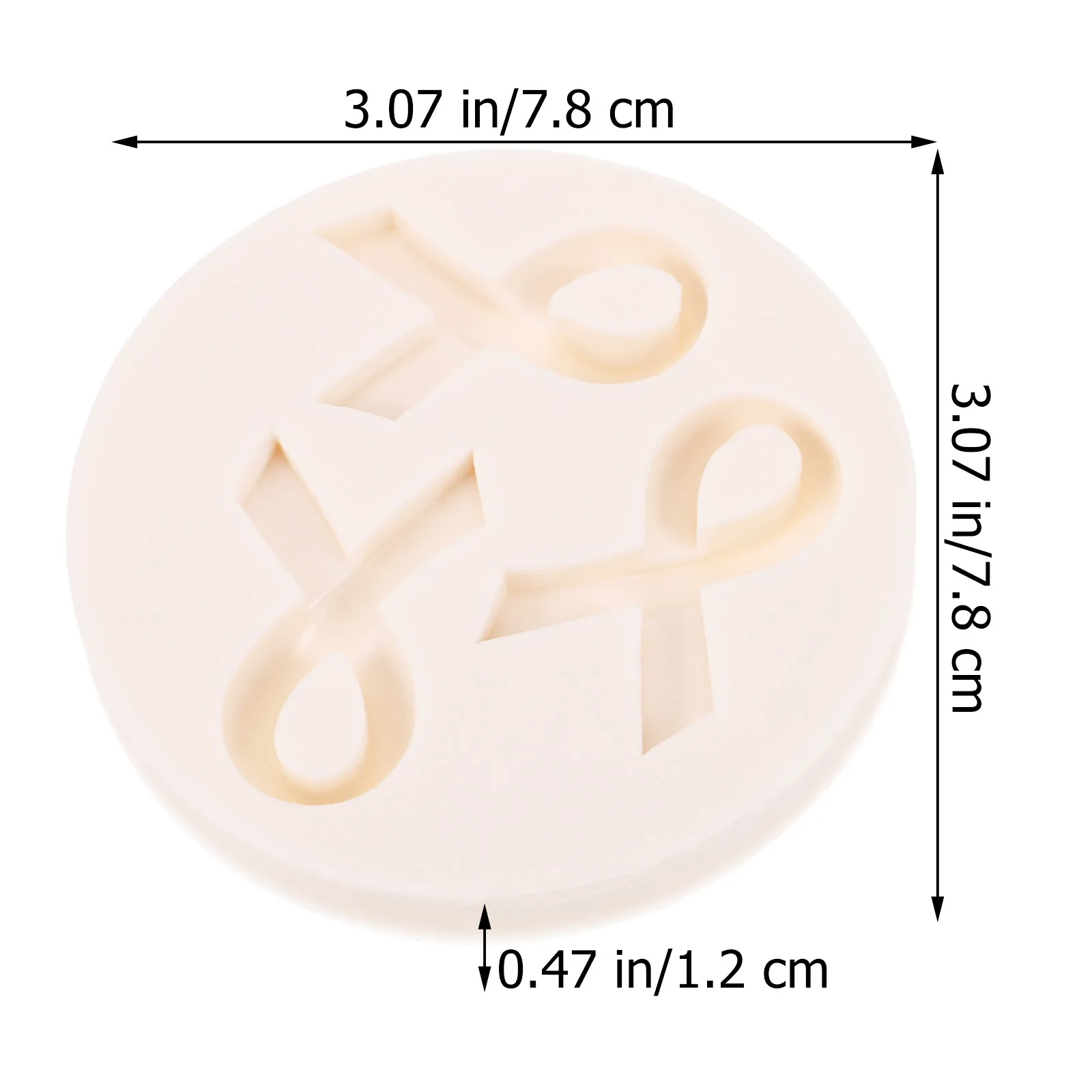 2Pcs Road Sign Shape Silicone DIY Mold for Chocolate Candy Cookie Fondant Gelatin Sugar Paste Baking Non Stick Flexible Reusable