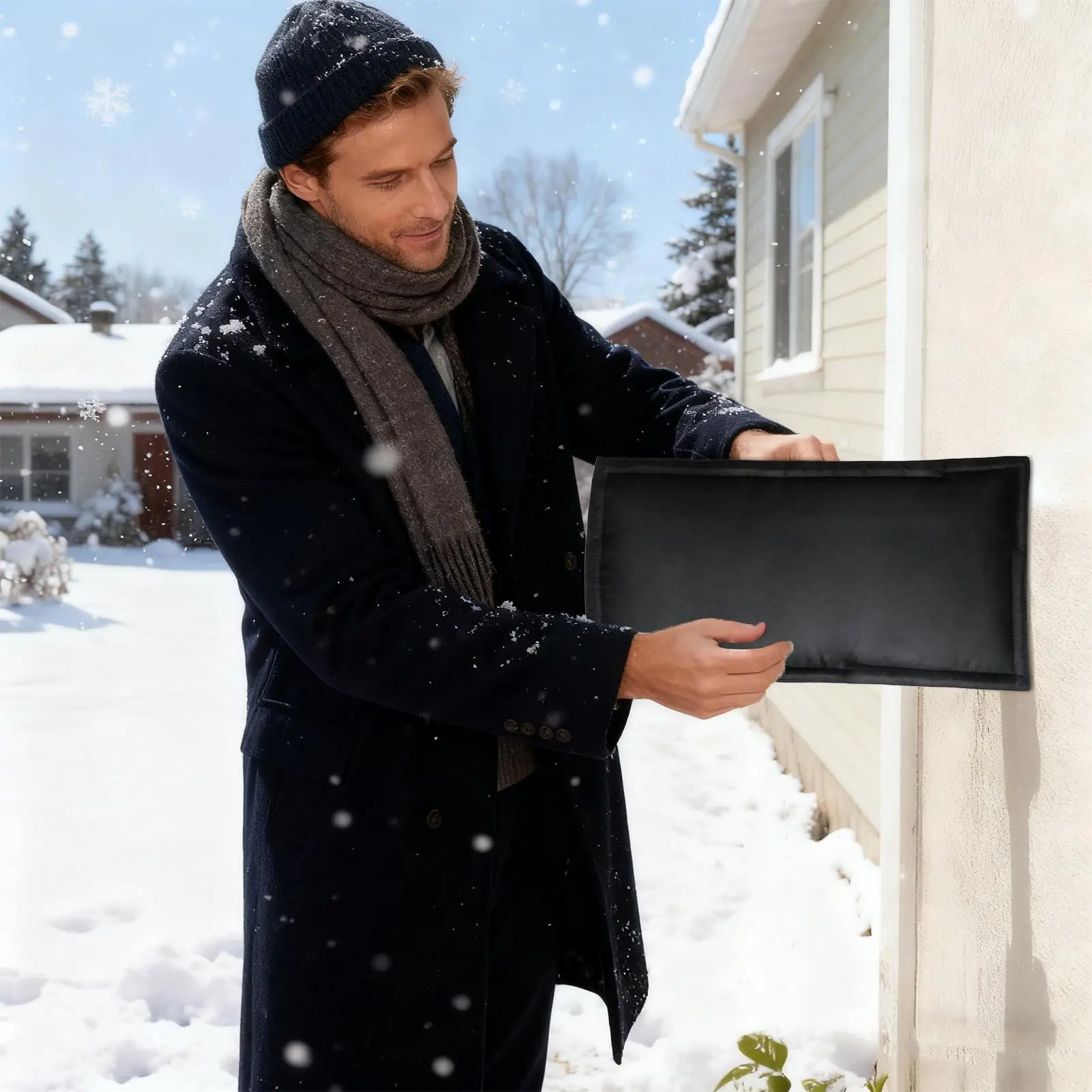 أغطية صنبور خارجية لشتاء الصقيع حامي معزول حامي صنبور لحنفية ارتجاعي الشتاء تجميد الباردة في الهواء الطلق