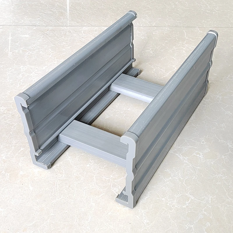 Corrosion-resistant cable tray with trapezoidal bolts for industrial use Indoor and outdoor ventilation perforated grooves