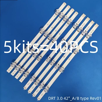 5 ערכות הוביל רצועת תאורה אחורית ל 42gb6310 42lb5500 42lb5500 42lb550v 42lb570v 42lb570v 42lb580v 42lb585v 42lb585v 42lb585v