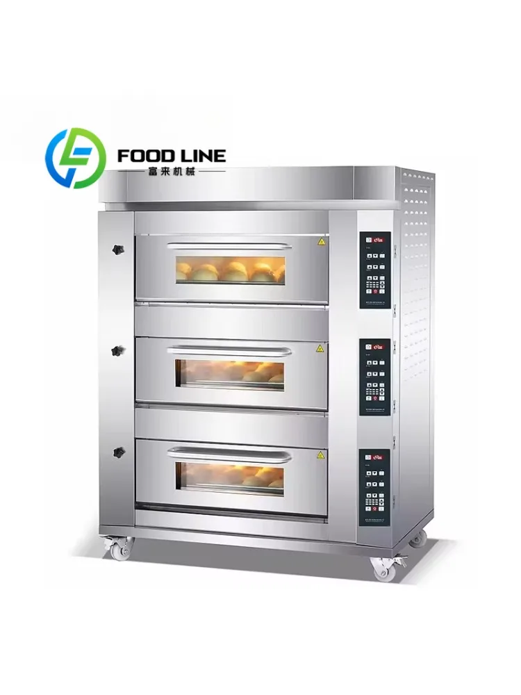 

customize High Efficiency Smart Oven 3 6 9 Tray Digital Interface Eco Friendly Baking Equipment