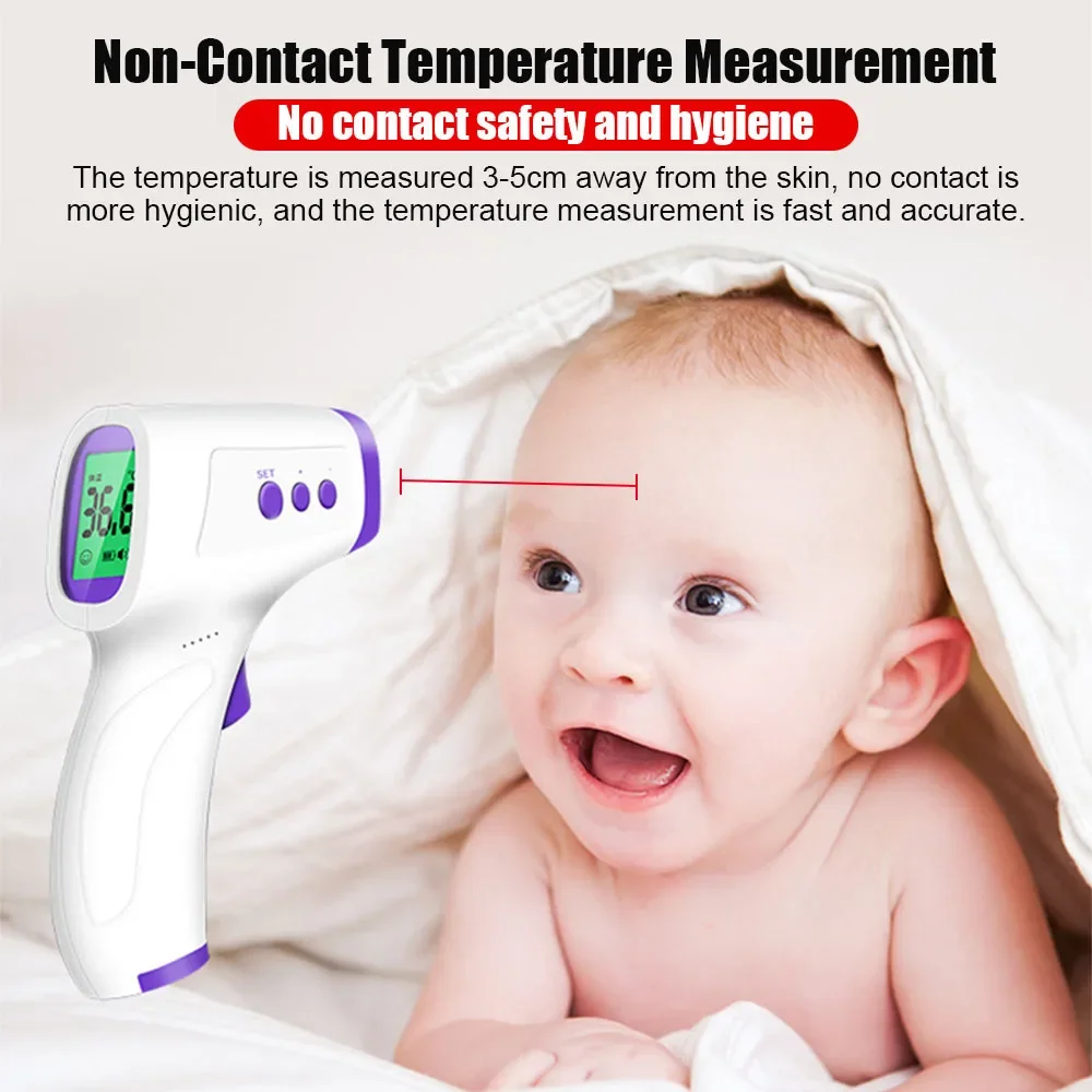 Forehead Infrared Thermometer Digital Body Thermometer Non Contact Baby Adult Medical Thermometer Body Temperature Measurement