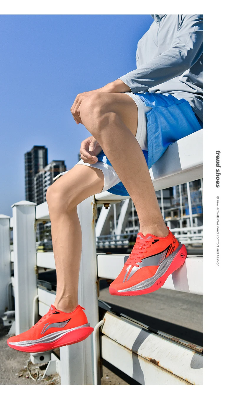 Marathon Carbonplatte Luftpolster Herren Sportlaufschuhe Atmungsaktive Leichte Damen Bequeme Athletische Rutschfeste Sneakers – Detail 37