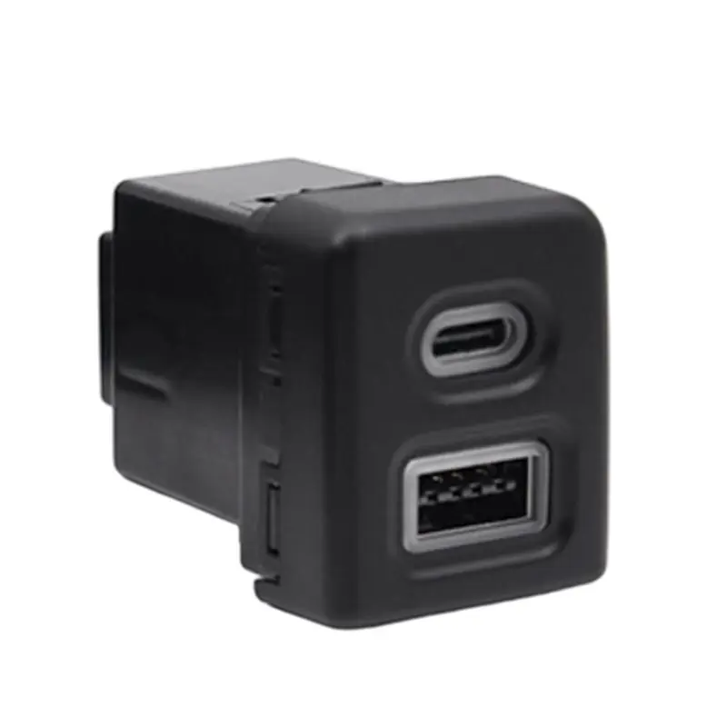 Car QC3.0 USB TYPE-C Fast Charging Socket Phone Charging Outlet Power Adapter For VW Multivan T5 - view 3