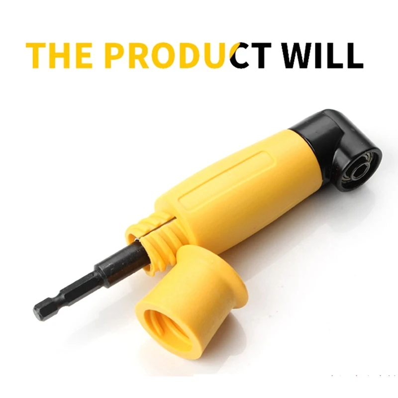 90-Degree Electric Screwdriver Electric Drill Corner Extension Fittings Right-Angle Screwdriver