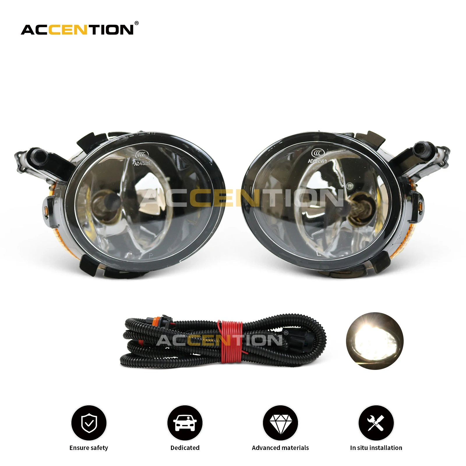 Z przodu halogenowe światła przeciwmgielne lampy przeciwmgielne drutu światła samochodowe dla Seat Leon 2006 2007 2008 2009 2010 2011 2012 2013