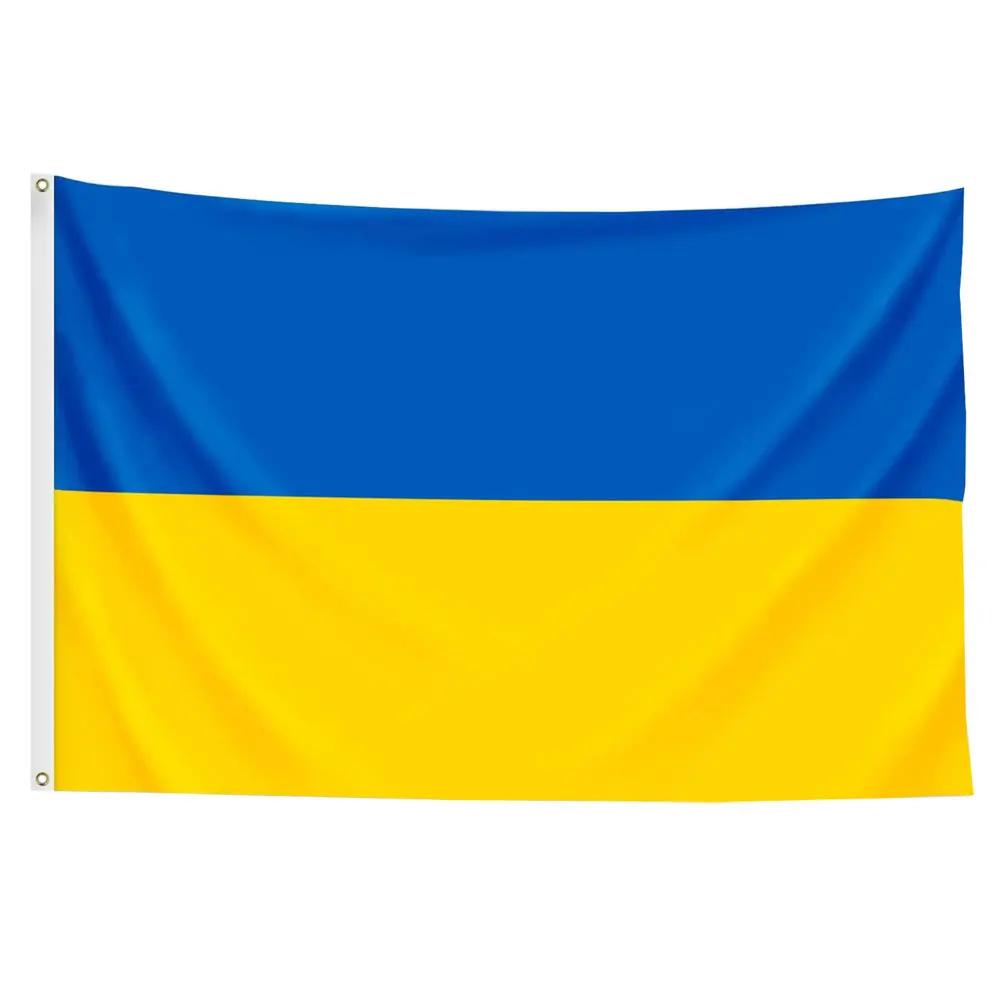 Large Ukraine Flag Blue Yellow National Flag No Flagpole Home Office Activity Parade Festival