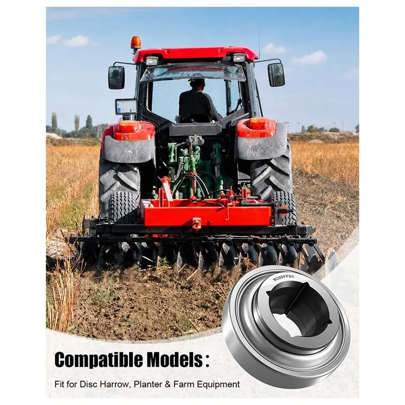 ABGH-Square Bore Disc Harrow Replacement Bearing W208PPB5 1-1/8