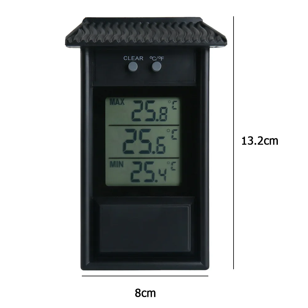 Funzione di memoria del termometro digitale per termometro per esterni Max Min termometro per uso domestico termometro ambientale per giardino