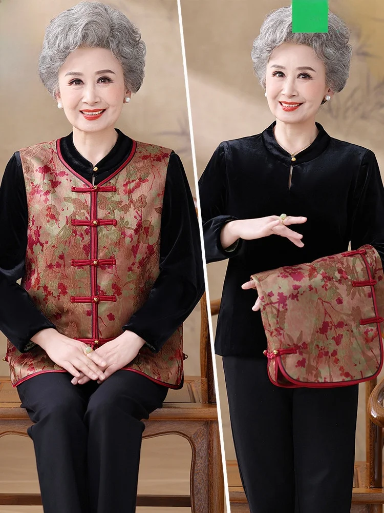 

Hengyuanxiang Осенний комплект из двух предметов, женский жилет, верхняя одежда, длинные брюки-стойка, дышащие, износостойкие