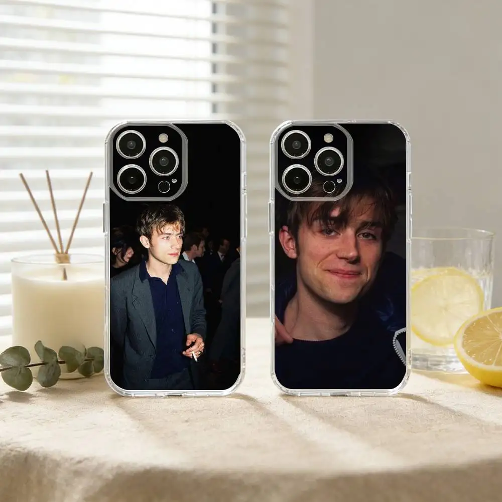 

D-Damon A-Albarn Britpop Cover Phone Case For iPhone 17 16 15 14 13 12 11 Mini Pro Max Plus Transparent Cover
