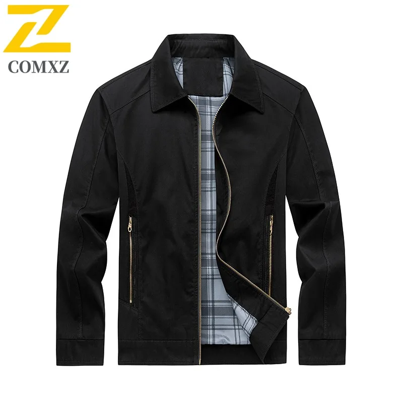 

COMXZ High Quality Mens Jacket Hiking Travel Windproof Warm Parka Fashion Work Comfortable Cold Resistant Winter New Clothing