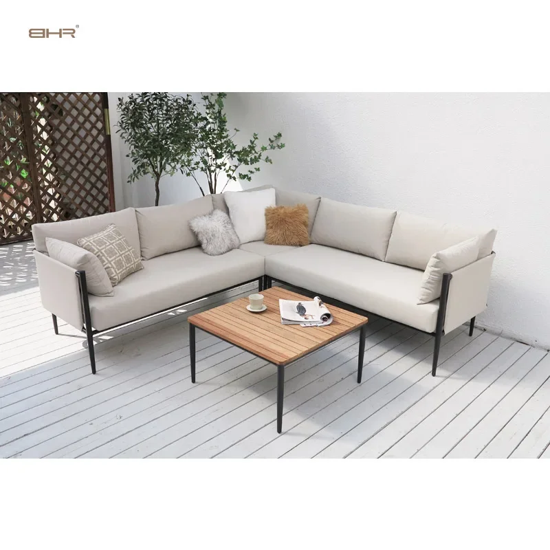 

Outdoor Sofa Furniture Commercial Hotel Outdoor Fabric Garden Furniture Sofa Set