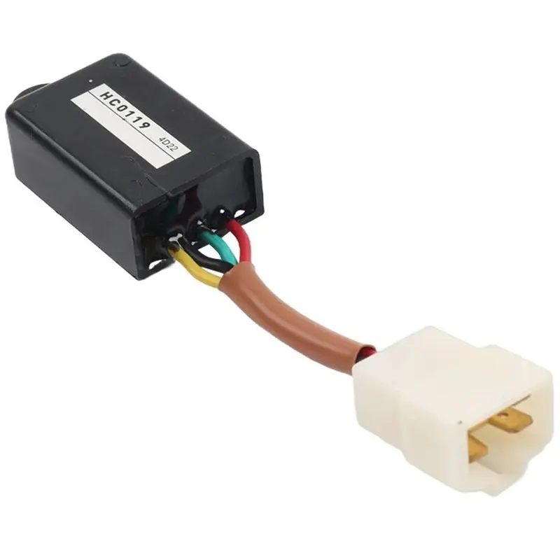Flameout Relay For Yanmar Engine Timer Unit HC0119 HCO119 129211-77920 Black