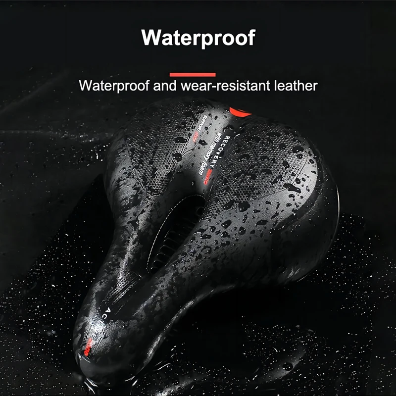 

Comfortable Breathable Hollow Bicycle Saddle for Men And Women Shock Absorbing MTB Road Bike Seat Big Butt Safety Warning
