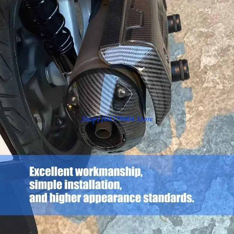 

12QM Exhaust Muffler Pipe Cover Motorbike Modification Accessories