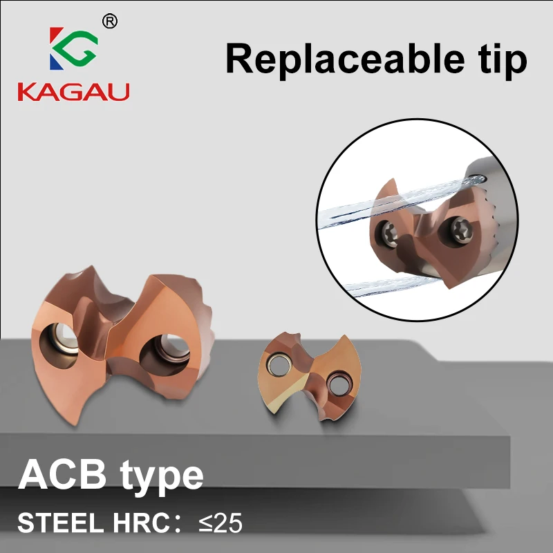 

Carbide inserts Processing steel stainless steel HRC 25 Replaceable tip High precision 10-26.8mm for indexable head drill SMD