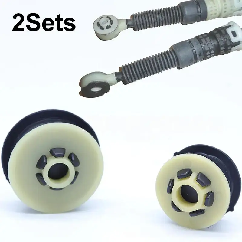 2 Set Car Gear Shift Lever Bushing 34413-3AM0A For Tiida For Manual Transmission Control Cable