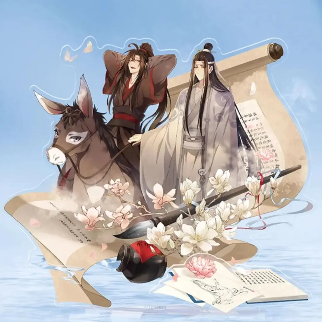 

Anime Mo Dao Zu Shi MDZS Lan Wangji Wei Wuxian Two person Stand decorate Cosplay Cute The Untamed