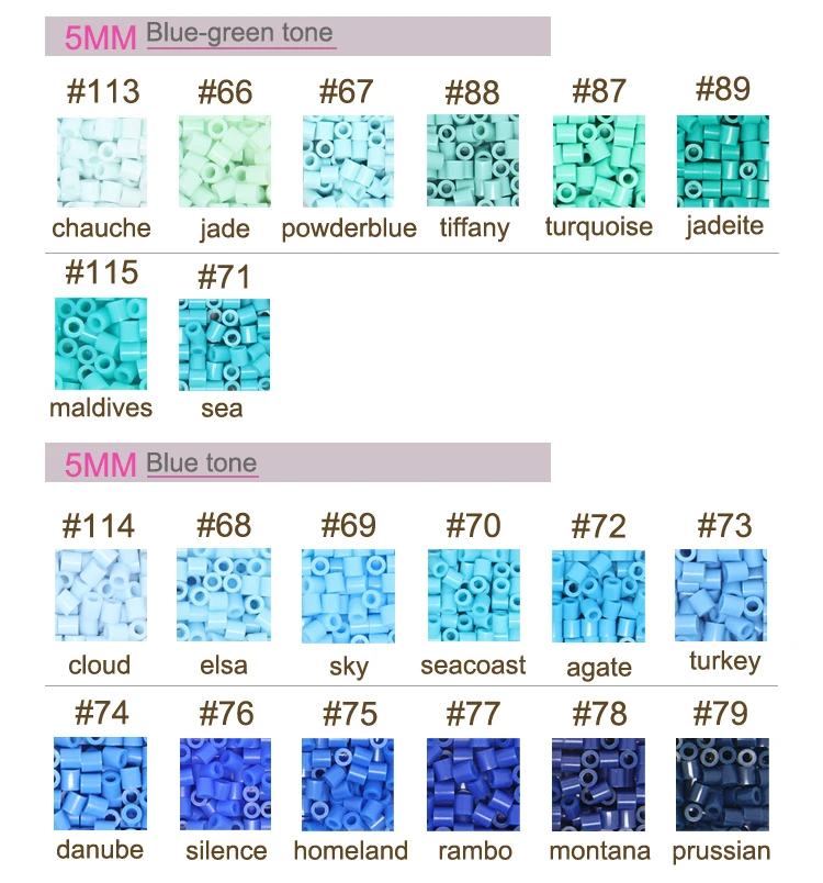 5mm Beads 1000pcs 133color Pixel Art Iron Beads for Kids Hama Beads Diy Puzzles High Quality Handmade Gift Toys