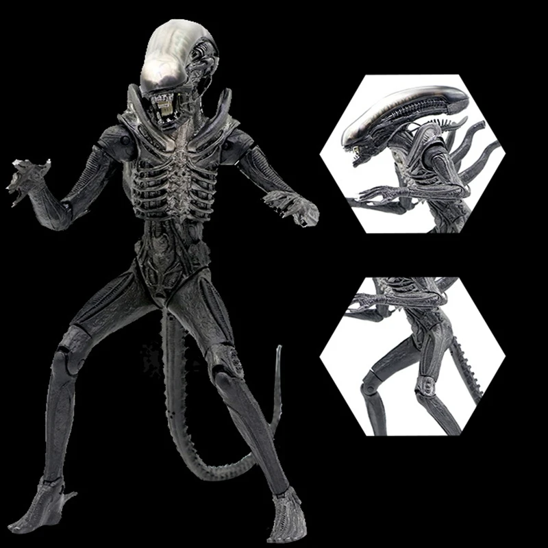 Neca Action Figure Alien Big Chap คอลเลกชันตุ๊กตา Ultimate Edition เดสก์ท็อปเครื่องประดับสีกล่องอุปกรณ์ต่อพ่วงของเล่นเด็กของขวัญ