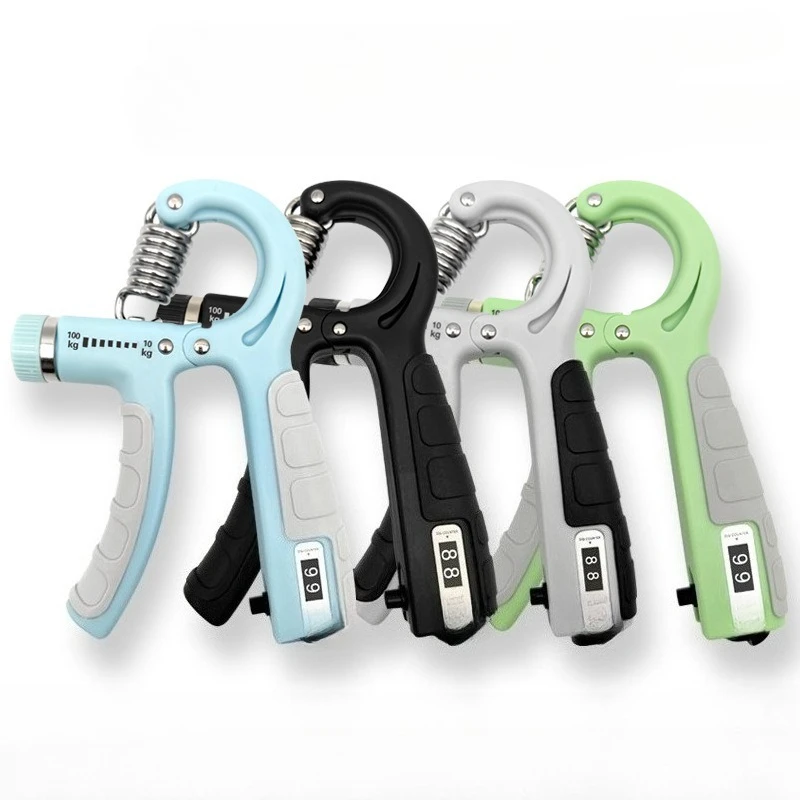 10-100kg Adjustable Heavy Gripper Fitness Hand Exerciser Grip FatGrip Wrist Increase Strength Spring Finger Pinch Carpal Expande