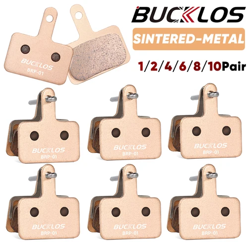 Pastillas de freno BUCKLOS de Metal sinterizado para bicicleta B01S B05S, pastillas de freno de disco hidráulico, pastilla de freno metálica para bicicleta, pieza de bicicleta de montaña
