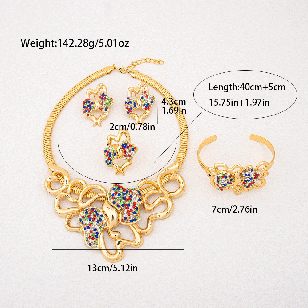 Brazilian Jewelry Set High Quality Original Jewelry Set for Woman African Wedding Jewelry and Accessory Sets Wholesale Sale