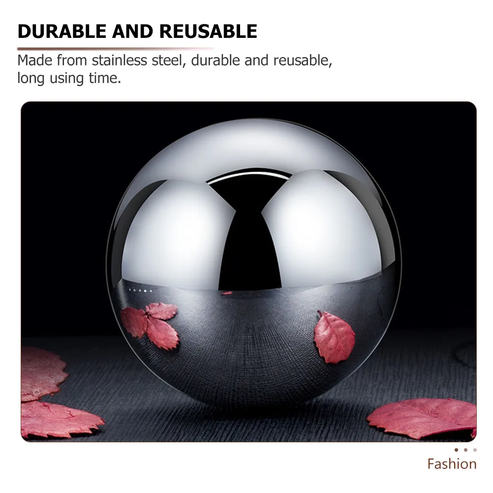 

1Set Stainless Steel Ice Cubes Whiskey Wine Vodka Cooler Reusable Beverage Chilling Stones Round Bar Accessories