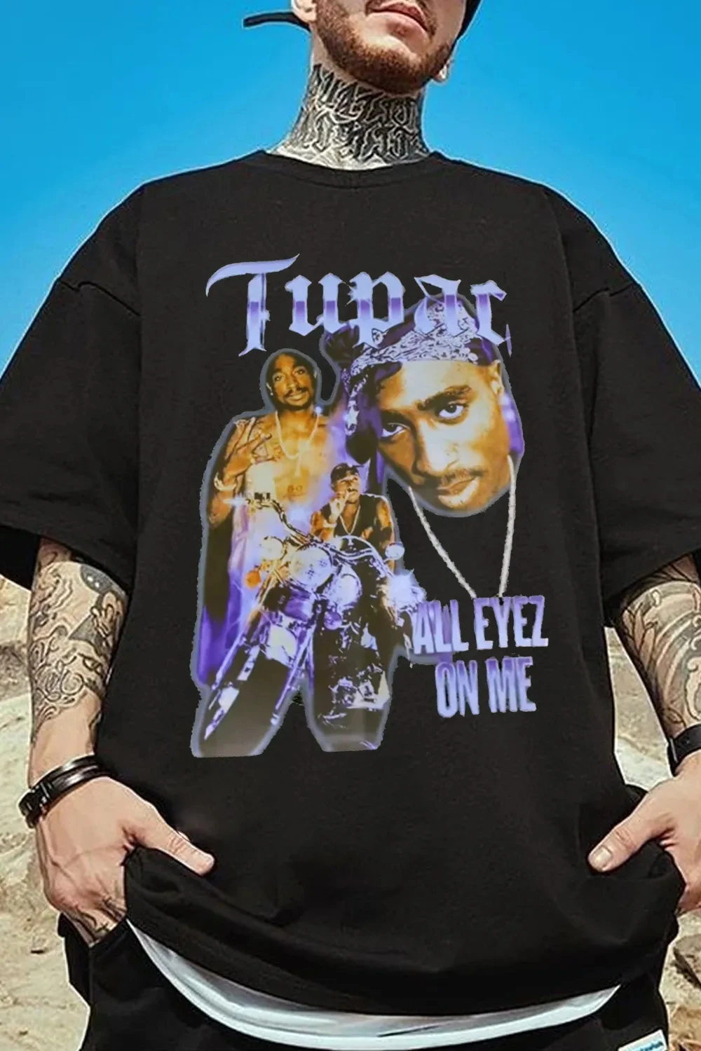 2 Pac 2026 Famous Tupac Printed Cotton T-shirt Men's Summer Casual Top Short Sleeve Classic Male Women Tee