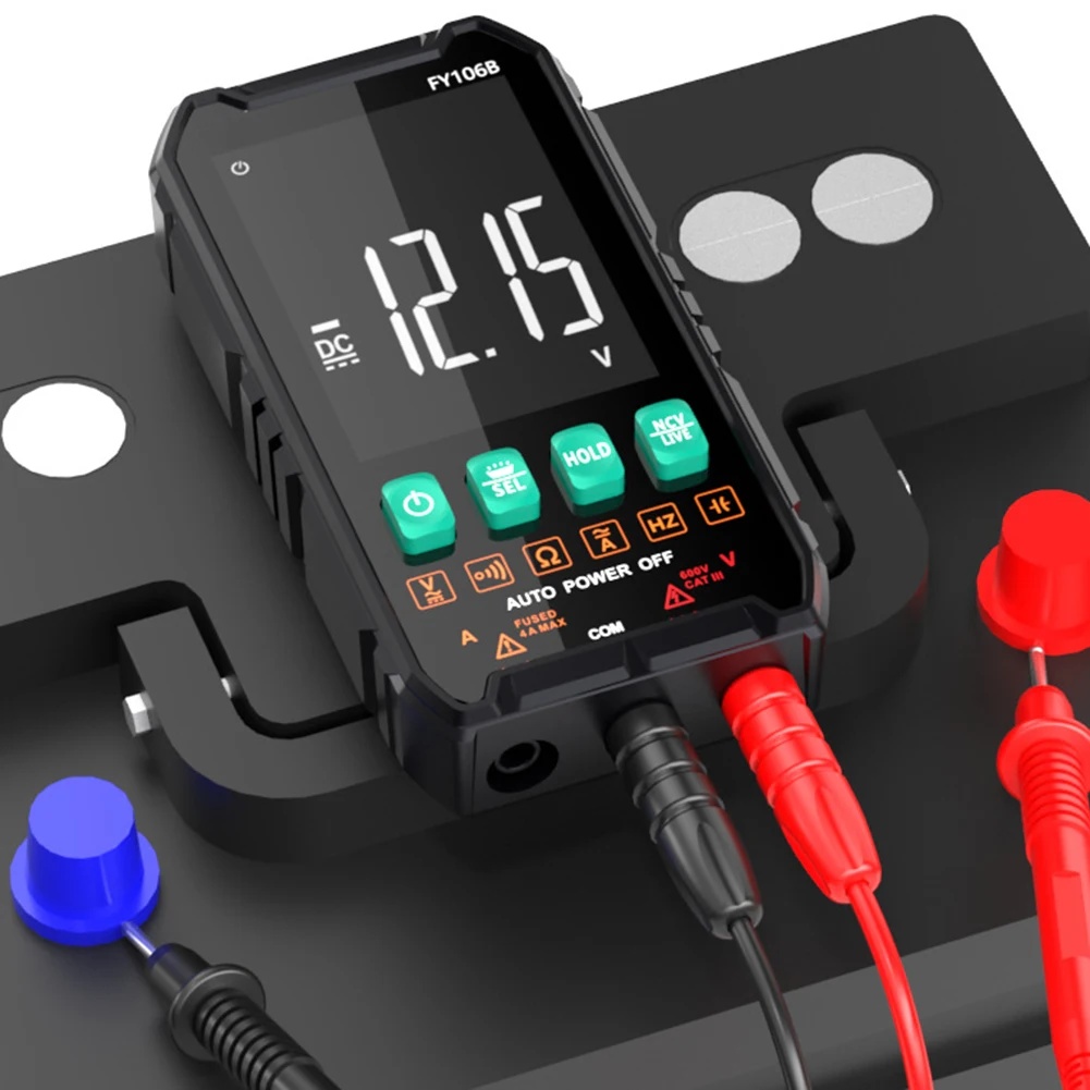 FY106B مقياس رقمي متعدد 600 فولت/4A التيار المتناوب/تيار مستمر الجهد الحالي VA شاشة LCD متعدد رقيقة جدا رقمي متعدد الكهربائية