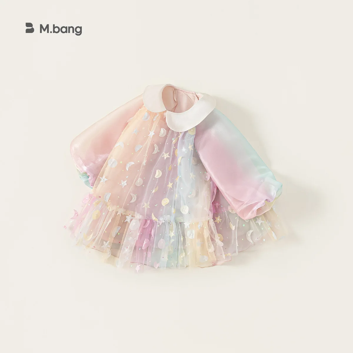 Children's Clothing Girls Skirt Spring Children's Dress Color Gradual Change Girls Skirt Fashion Casual Baby