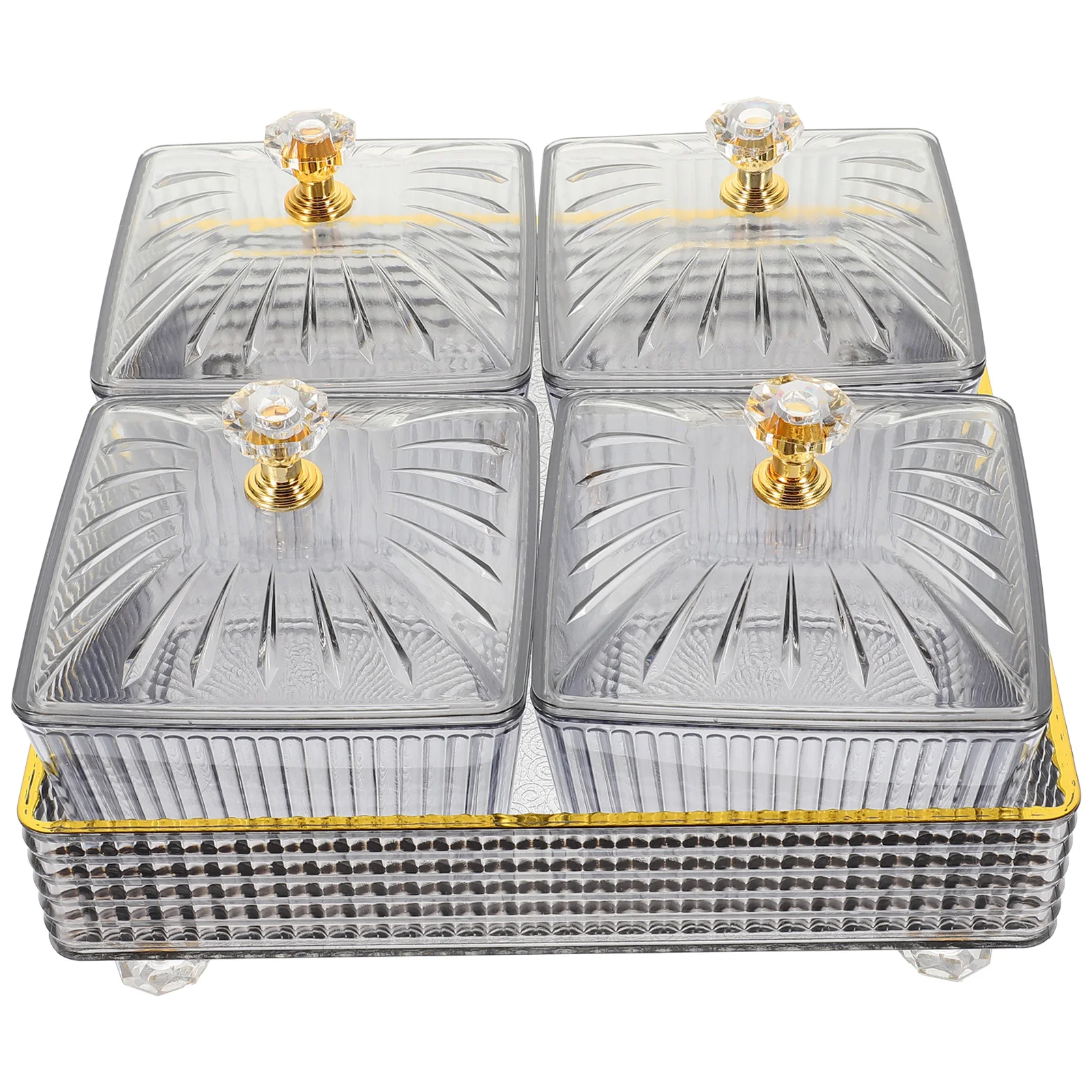 

Snack Platter Serving Bowls Tray Dried Fruit Candy Dessert Chocolate Cookie Practical Premium Materials Housewarming