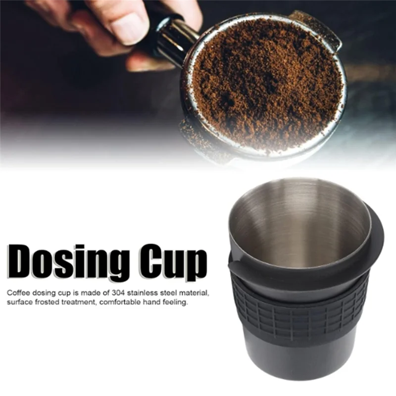AF93-كوب جرعات القهوة من الفولاذ المقاوم للصدأ، كوب جرعات القهوة، ملحقات ماكينة القهوة، كوب رائحة كريهة