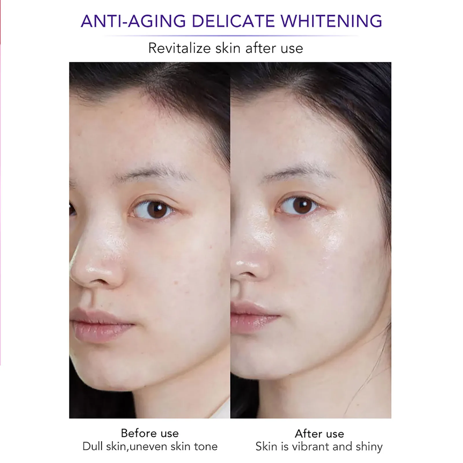 AILKE Whitening Anti-wrinkle Freckle Face Cream With Collagen Hyaluronic Acid Rose Skin Care Women Korean Facial Moisturizer Set