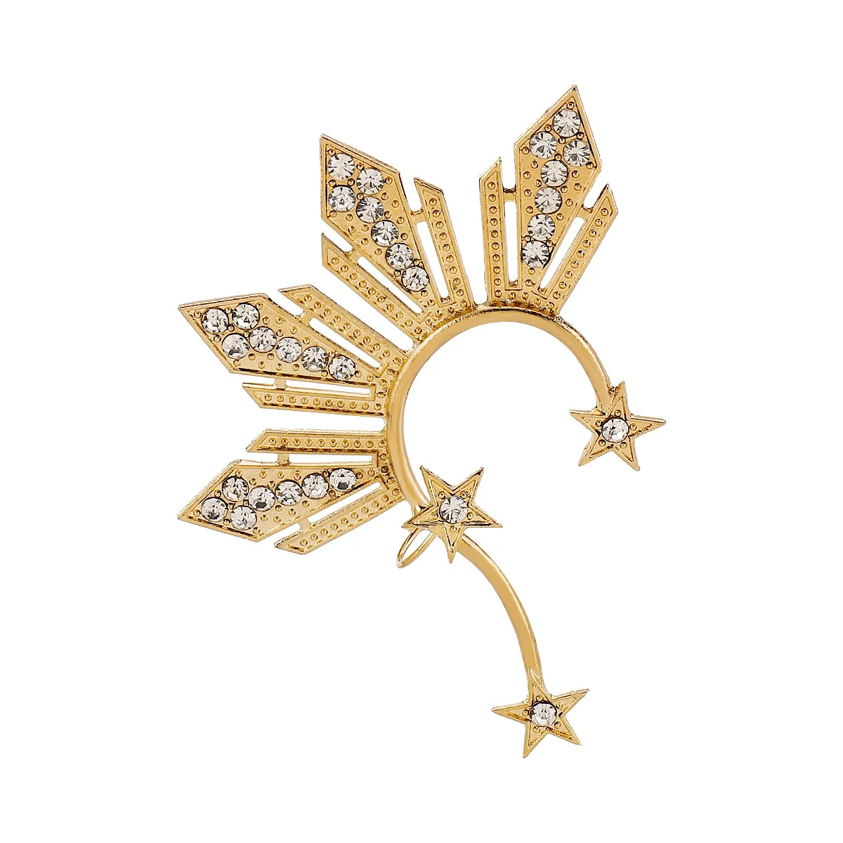 1PCS Stars Leaf Ear… - image