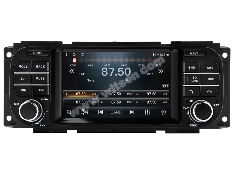 WITSON Android 15 Car Audio Player for JEEP Grand Cherokee Liberty Wrangler Chrysler for Dodge GPS DSP Carplay Vehicle Radio