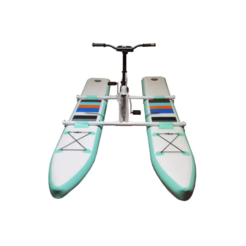 Single/double person inflatable sup water bike custom floating water bicycle