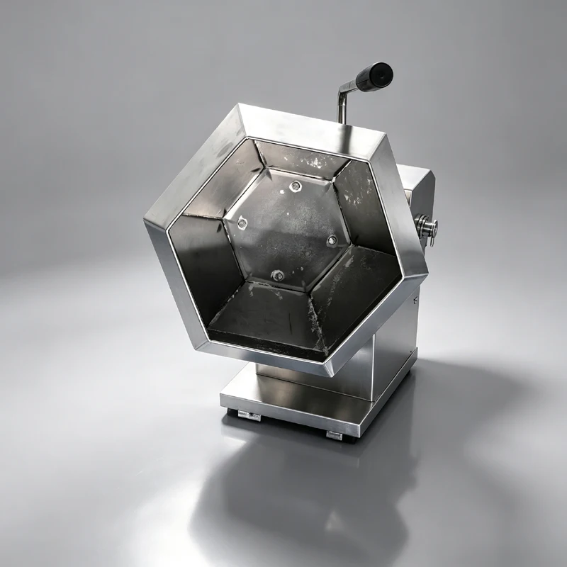 Automatic Octagonal Mixer For Snack Food Potato Chips Flavoring Broad bean peanut Caramel Popcorn Seasoning Coating Machine