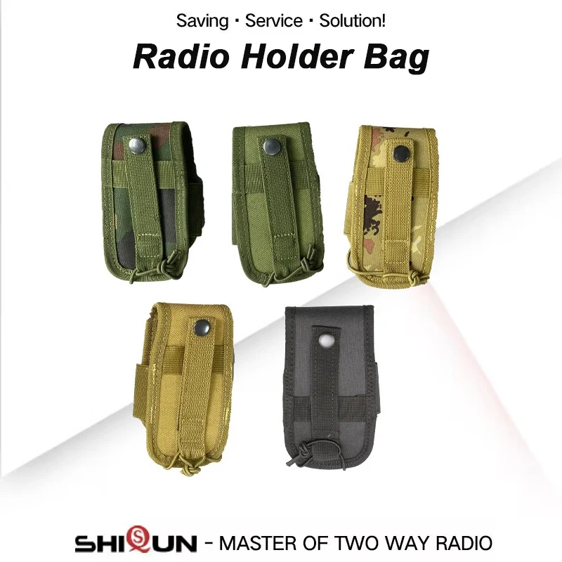 กระเป๋าคาดเอวกระเป๋าวิทยุสื่อสารแบบพกพา MSC 20H ยุทธวิธีพกพาได้กระเป๋าที่ใส่กระเป๋าวิทยุสมัครเล่นแบบพกพาอุปกรณ์เสริมวิทยุ5R