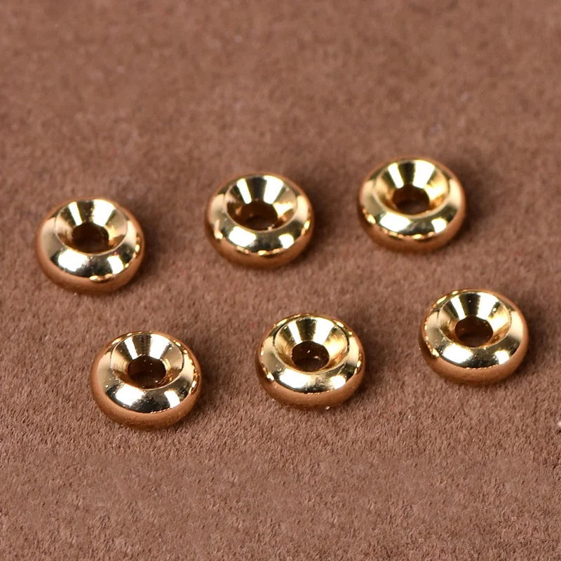 14K Gold Bronze Spacer Bead Jewelry Tool DIY Material Accessory