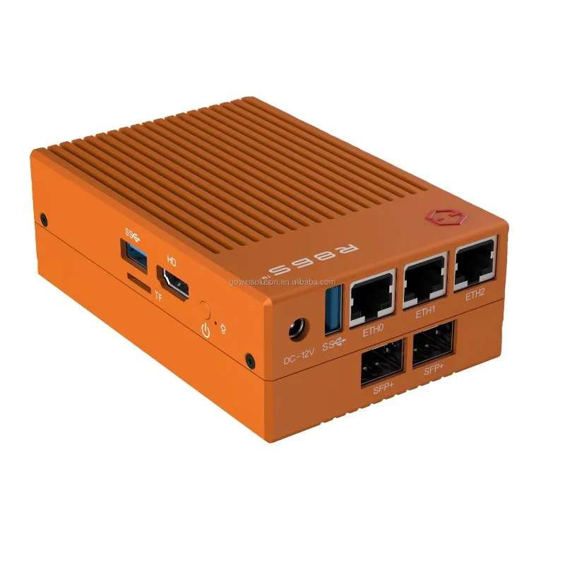 

Gowin R86S-G3 Firewall Router Hot Selling Multi Port Mini PC With N6005 16GB Ram 2*10G SFP+ 3*2.5Gbe Pfsense Appliance