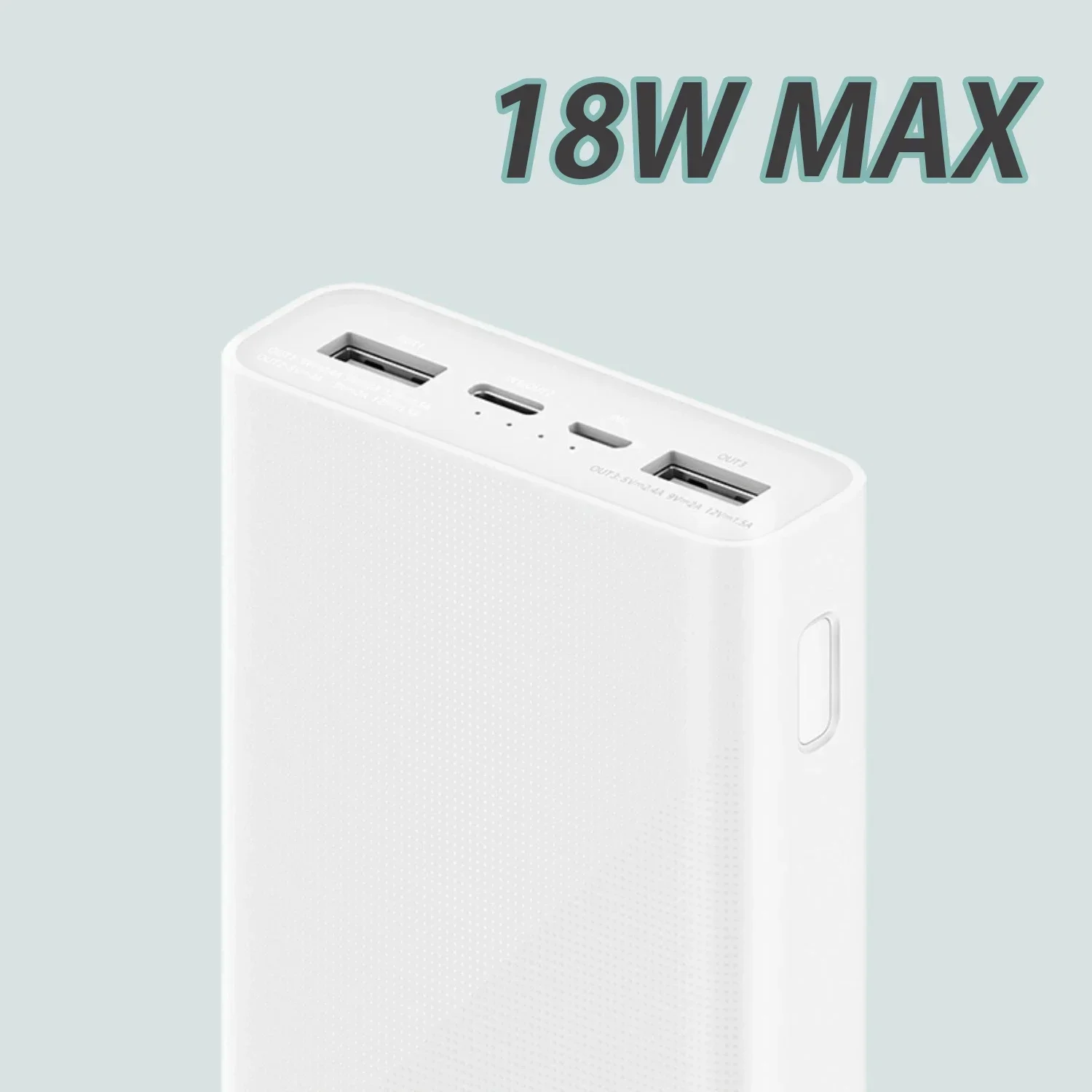 20000mAh Xiaomi Power bank 3 Portable PLM18ZM PD18W USB Type C Mi Powerbank 10000 mAh USB-C Dual Way Fast Charging for iPhone 14