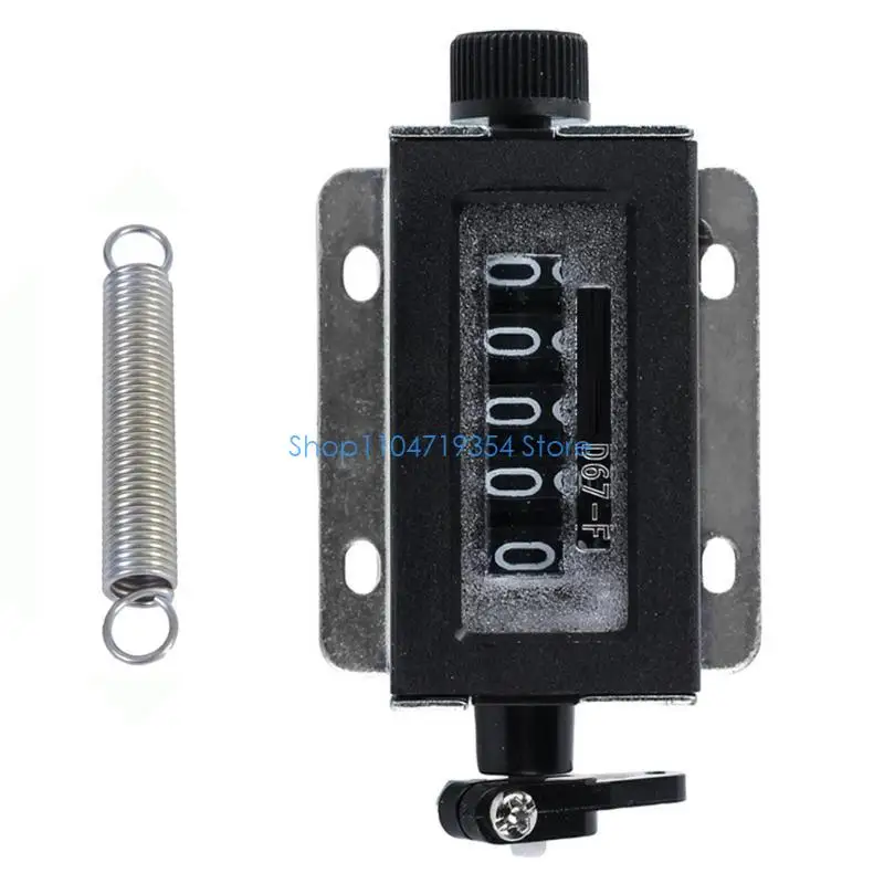0XLD 5 Digit/6 Digit Manual Counter Hand Tally Counter Resettable Pull Strokes Clickers