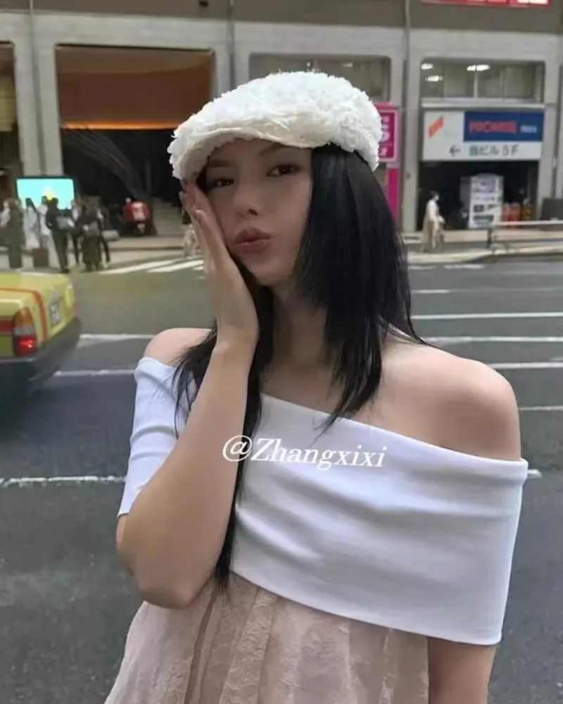 Advanced Sense Forward Hat New Roses Baskenmütze im Retro-Stil. Hochwertiger Malermütze im koreanischen Stil