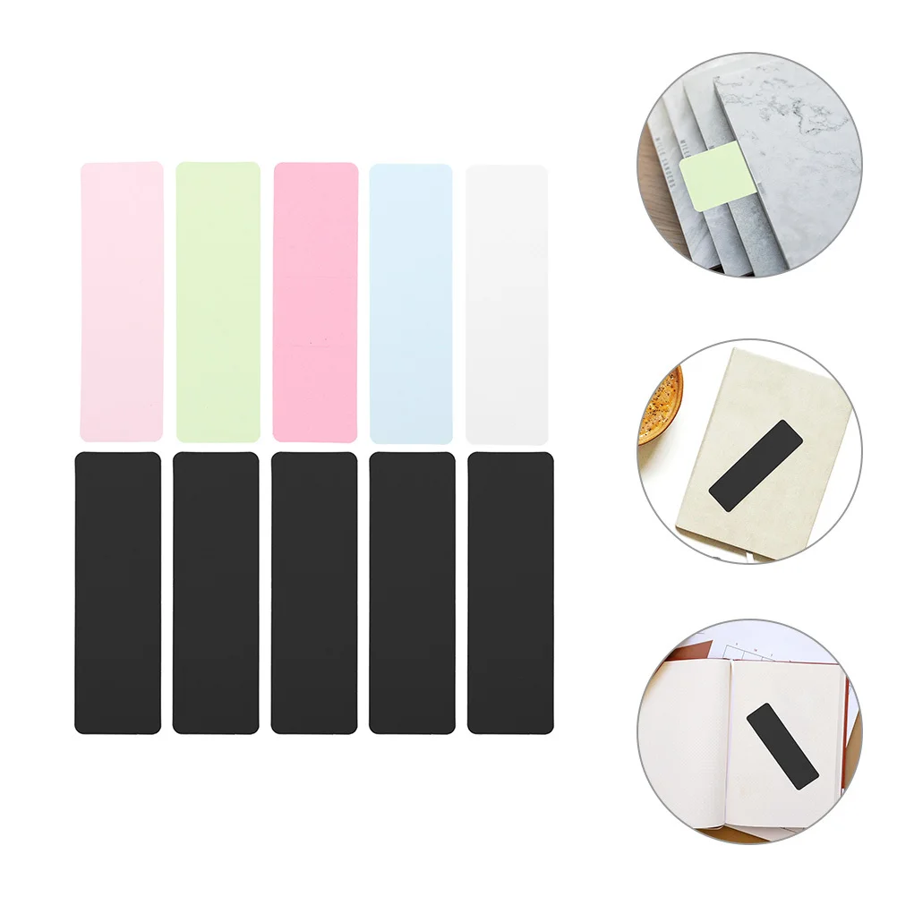

100Pcs Bookmark Sleeves Blank Holder Display Cards Book Lover Gift Wrap DIY Accessory Bookmark Sleeves Set Party Favor