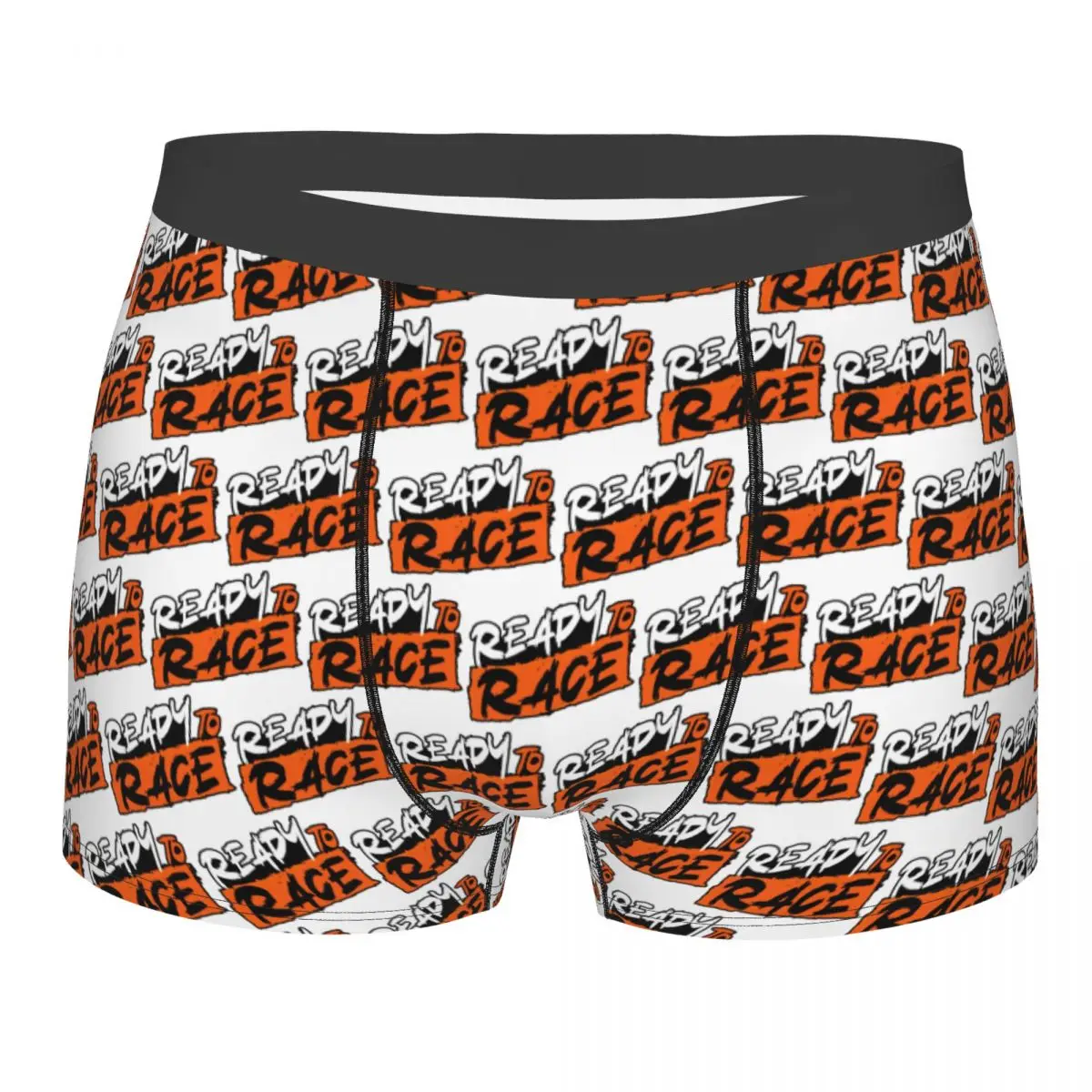 Custom Ready To Race Underwear Men Breathbale Racing Motorcycle Biker Boxer Briefs