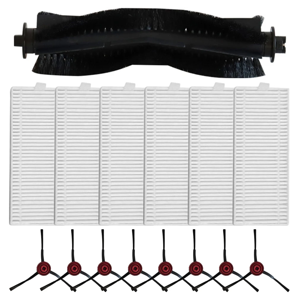 Replacement Accessories for Laresar Mars01 Robot Vacuum Main Brush Side Brushes & Filter to Maintain Cleanliness